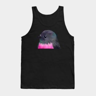 Australian Pink Robin Bird Tank Top